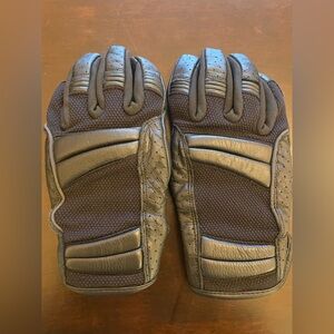 Women's Black Padded Protective Motorcycle Gloves